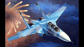 Build the model Su 27UB Flanker C from Trumpeter part 1