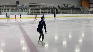 Danhee Ryu horizontal Pre Pre freeskate test