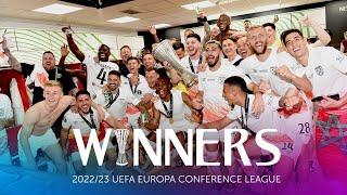 West Ham Dressing Room Celebrations | UEFA Europa Conference League Final | Fiorentina 1-2 West Ham