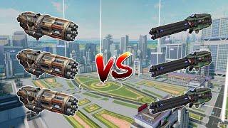 WR New Weapon Arbiter VS Basilisk Titan Weapon Comparison |WAR ROBOTS|