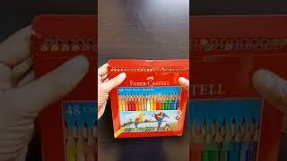 || Unboxing Faber Castell's 48 colour pencils || #unboxing