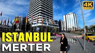 Istanbul Merter Fashion Center Walking Tour | December 2021 | 4K UHD 60 FPS