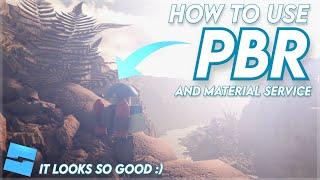 [READ DSC] How to use MATERIAL SERVICE (PBR) | Roblox Studio Realism