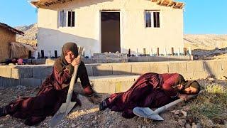 The failure and helplessness of a widowed mother in the mountains, trying to comfort her children