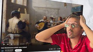 Artist reacts to how renaissance artists were trained