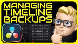 Automatic Timeline Backups in DaVinci Resolve