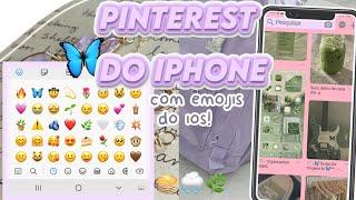 PINTEREST DO IPHONE + EMOJIS IOS 14.6 ~colorido 