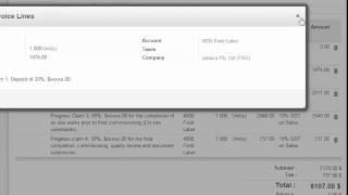 Creating a draft invoice in TAG Odoo for field Services