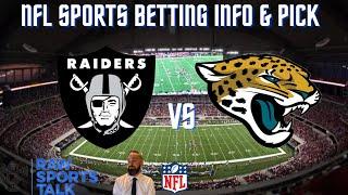 Las Vegas Raiders VS Jacksonville Jaguars Week 16: Free NFL Sports Betting Info