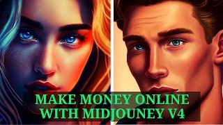 Make Money Online With Midjourney V4 - PART 1: YouTube Thumbnails