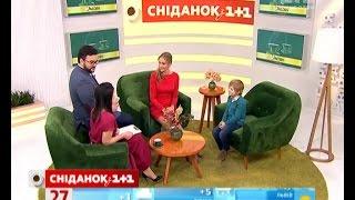 Євгеній Лебедин і Катерина Осадча в студії "Сніданку з 1+1"