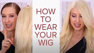 QUICKEST WAY TO WEAR A WIG FOR BEGINNERS!