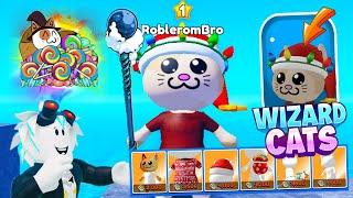 СУПЕР КОТ ВОЛШЕБНИК В РОБЛОКС! РОЖДЕСТВЕНСКИЙ КОД В ROBLOX Wizard Cats