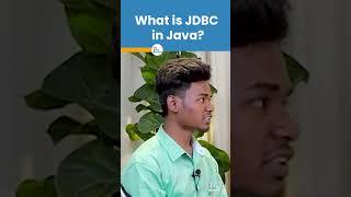 What is JDBC in Java? | Java Interview Question | #shorts #kiransir #java #freshers