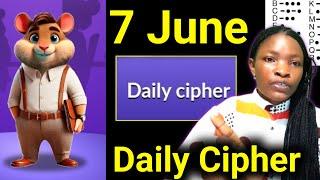 7 June Hamster Kombat Daily Cipher Today