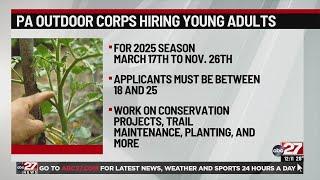 Pennsylvania Outdoor Corps hiring young adults