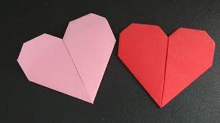 How to make origami hearts