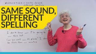 Fix your spelling mistakes: 10 confusing words that sound the same