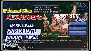 Belmond Ellen Minstrel Complete Answers - Ragnarok Mobile Eternal Love