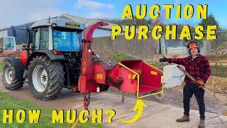 I Spent £700 on an 8" Wood Chipper at Auction! But... Does It Work?