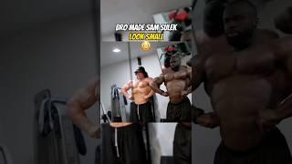 Pro Bodybuilder made sam looks SMALL