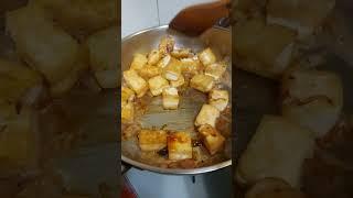 Fry Water Spinach with Tofu #food #shorts #viralvideo #chinesefood #lutongbahay #china #cooking