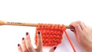 Easy Knitting Tutorial | How to knit increases at the beginning of the row | WAK