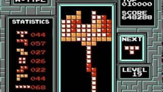 TAS Tetris NES in 6:59 by Baxter