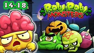 ROLY POLY MONSTERS - Эпизод 6 уровни 14-18 ИДЕАЛЬНОЕ прохождение все секреты ЛОГИЧЕСКИЕ игры #23