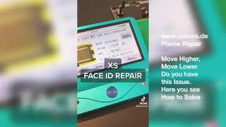 iPhone XS Face Id Reparatur - Gesichtserkennung geht nicht. - iPhone nach Unten/Oben bewegen Fehler