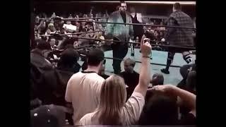 female fan heckles rick rude's 10 bell salute; gets verbally destroyed by paul heyman & the dudleys