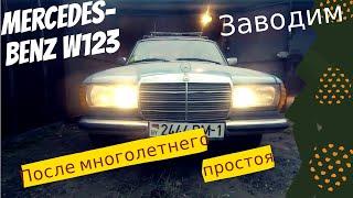 Заводим Mercedes Benz W123 после многолетнего простоя