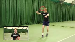 90 second version of tennishead play test of the new Head Prestige Tour