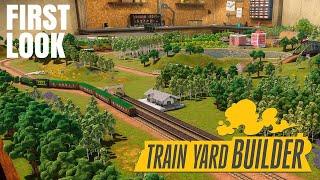 Train Yard Builder First look. The new model railway diorama game. Has campaign & Sandbox modes