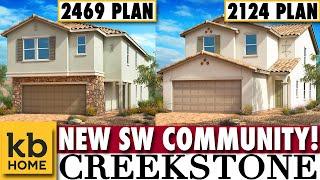 Creekstone NEW Southwest Community by KB Homes - Plan 2124 Plan 2469 Tour