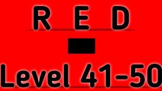 Red Level 41 42 43 44 45 46 47 48 49 50 Full Walkthrough Gameplay By Barte Bonte IOS RED Puzzle Game