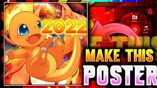 HOW TO MAKE POKEMON 2022 POSTER || NEW YEAR SPECIAL POKEMON POSTER ||