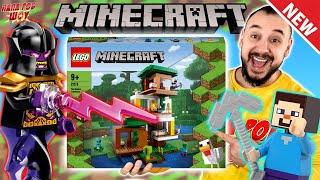 НОВЫЙ НАБОР ЛЕГО МАЙНКРАФТ! ПАПА РОБ И СОВРЕМЕННЫЙ ДОМИК НА ДЕРЕВЕ LEGO MINECRAFT VS ЗЛОДЕИ НИНДЗЯГО