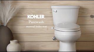 KOHLER Purewash™ Manual Bidet Seat