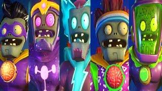 PvZ Garden Warfare 2: ALL SUPER BRAINZ ZOMBIES! (NEW Zombies, GAMEPLAY)