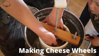 How We Make a Wheel of Alpine Cheese - Natural Cheesemaking {VIDEO}