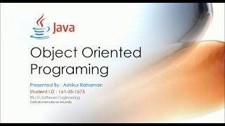 Introduction to Object Oriented Programing | Java