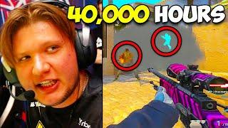 S1MPLE USED 40,000+ HOURS GAME SENSE TO WIN!! (200 IQ) CSGO Twitch Clips