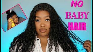 I TRIED A NO BABY HAIR INSTALL.. ON AN AFFORDABLE LACE WIG | EULLAIR HAIR
