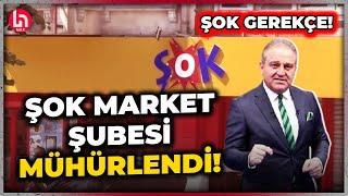 Şok market şubesine mühür vuruldu! O gerekçeyi Ekrem Açıkel Halk TV'de açıkladı!