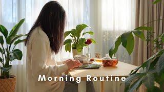 Morning Routine for a Productive Start to the Day | Silent Vlog