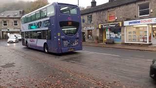 Buses in Hebden Bridge October 2024