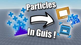 Roblox Studio - add Particles in Gui (GuiParticle Module Showcase !)