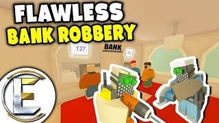 Flawless Bank Robbery - Unturned Roleplay (Master Plan, Sneak In Rob The Money And Get Out)