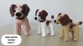 Amigurumi minik köpek yapımı 7-8 cm part 1(English subtitle